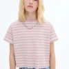 Koszulka w paski z krótkim rękawem Koszulka w paski z krótkim rękawem