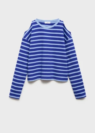 Koszulka w paski z wycięciem