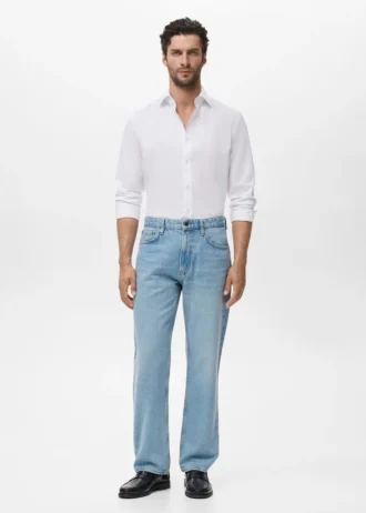 Koszulka z bawełny o dopasowanym kroju