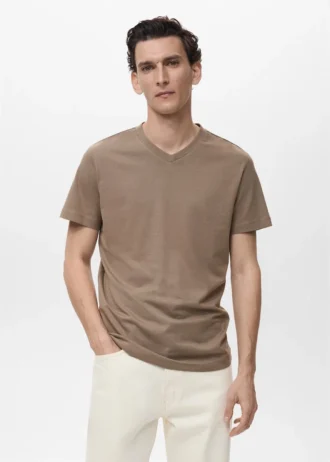 Koszulka z dekoltem w serek