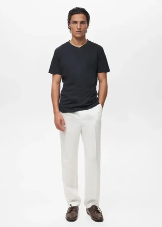 Koszulka z dekoltem w serek