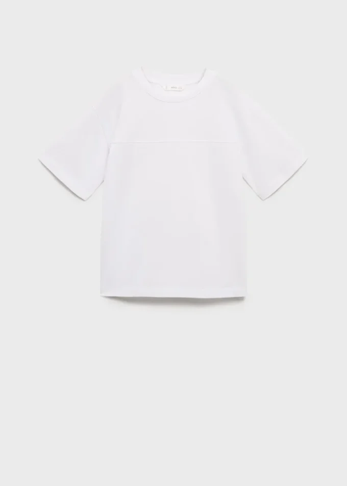 Koszulka z detalami szwów Koszulka z detalami szwów