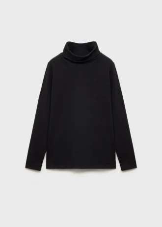 Koszulka z długim rękawem i golfem