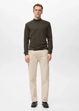 Koszulka z długim rękawem i okrągłym dekoltem