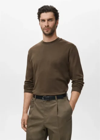 Koszulka z długim rękawem o regularnym kroju