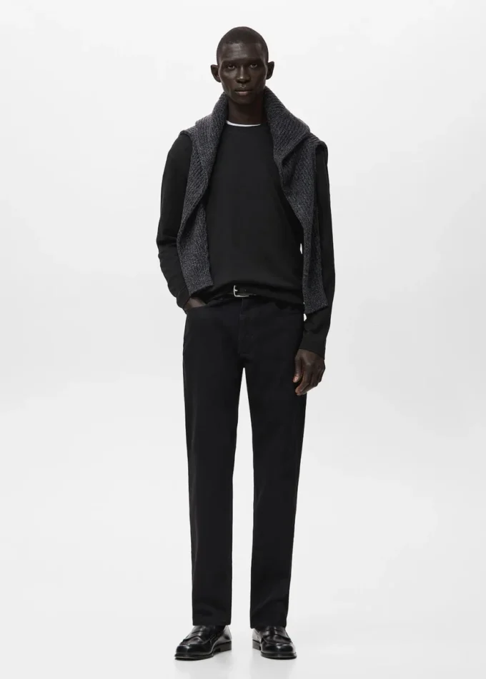 Koszulka z długim rękawem o regularnym kroju Koszulka z długim rękawem o regularnym kroju