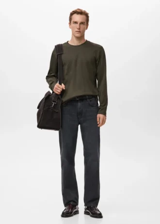 Koszulka z długim rękawem o regularnym kroju