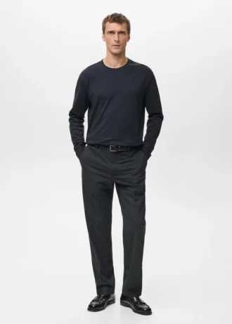 Koszulka z długim rękawem o regularnym kroju Koszulka z długim rękawem o regularnym kroju