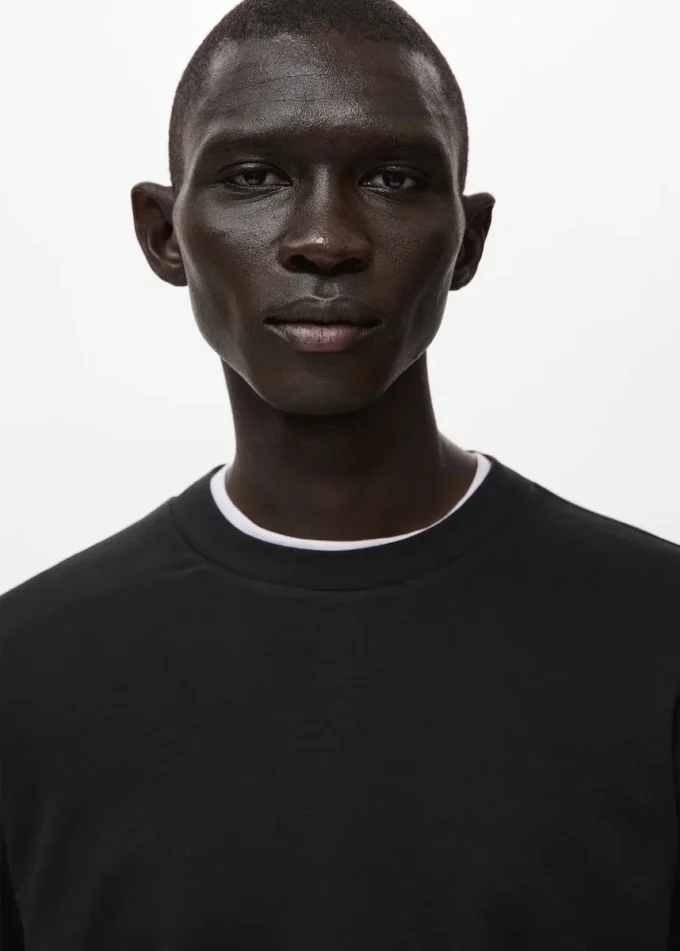 Koszulka z długim rękawem o regularnym kroju Koszulka z długim rękawem o regularnym kroju