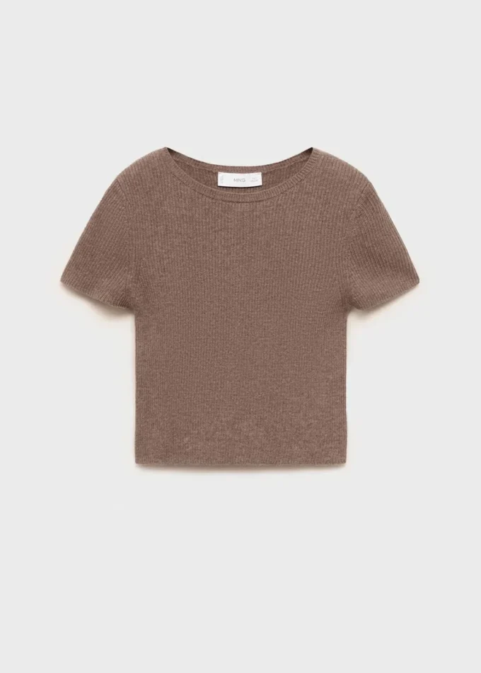 Koszulka z dzianiny prążkowanej Koszulka z dzianiny prążkowanej