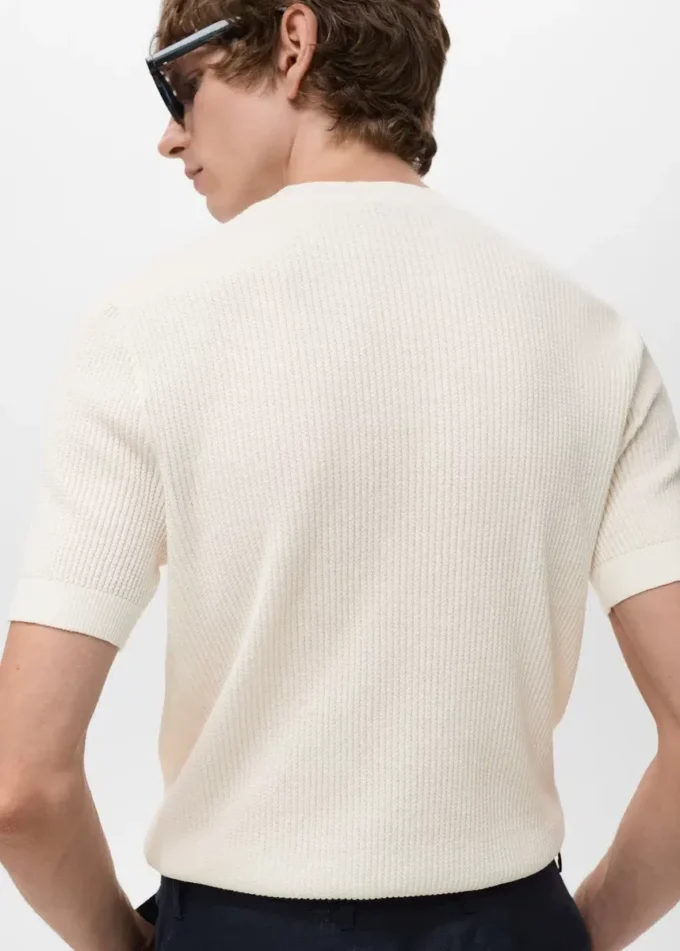 Koszulka z dzianiny prążkowanej Koszulka z dzianiny prążkowanej