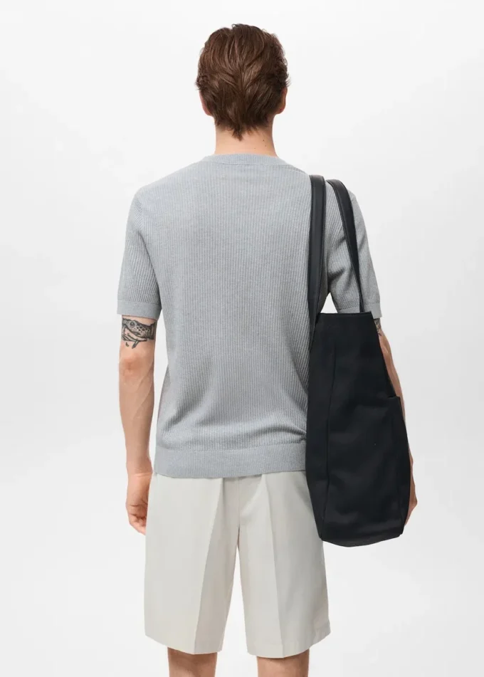 Koszulka z dzianiny prążkowanej Koszulka z dzianiny prążkowanej