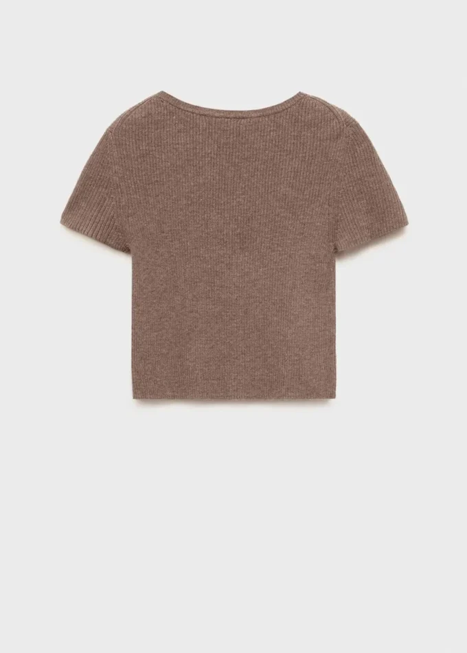 Koszulka z dzianiny prążkowanej Koszulka z dzianiny prążkowanej