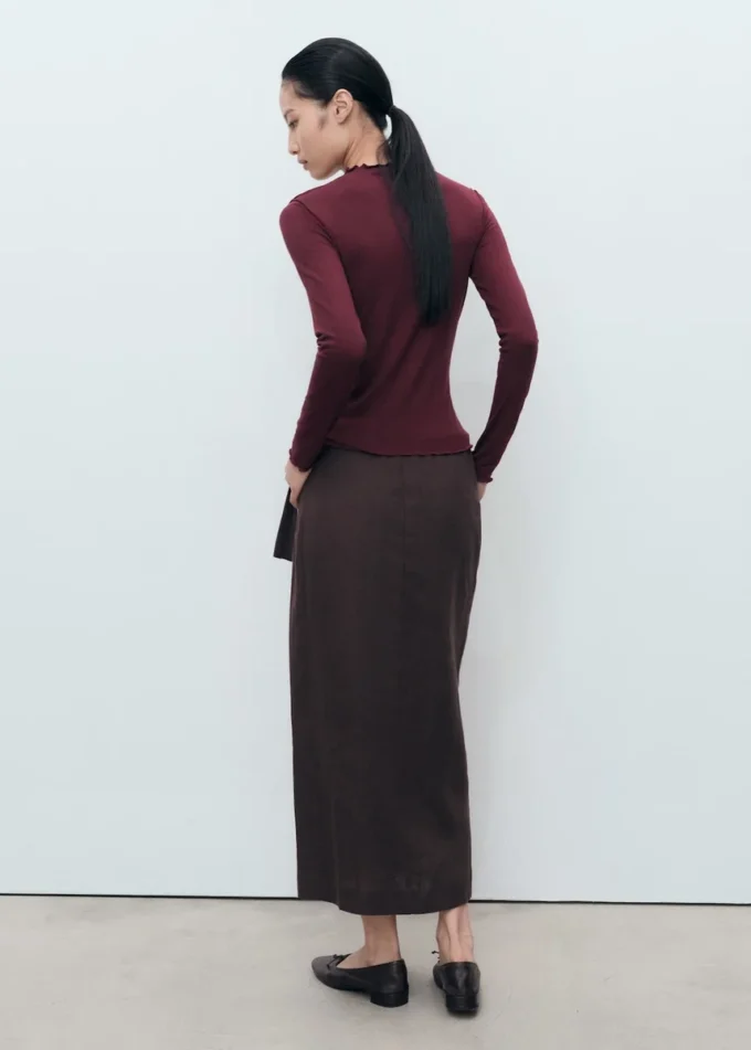 Koszulka z falistymi brzegami Koszulka z falistymi brzegami