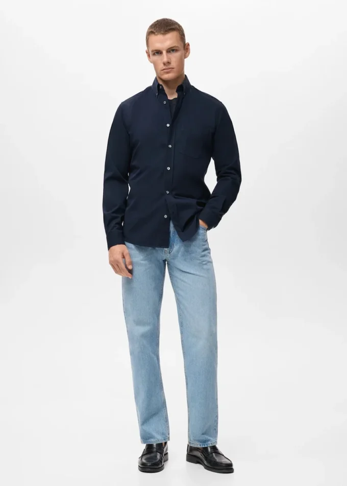 Koszulka z kieszenią o regularnym kroju, 100% bawełna Koszulka z kieszenią o regularnym kroju, 100% bawełna