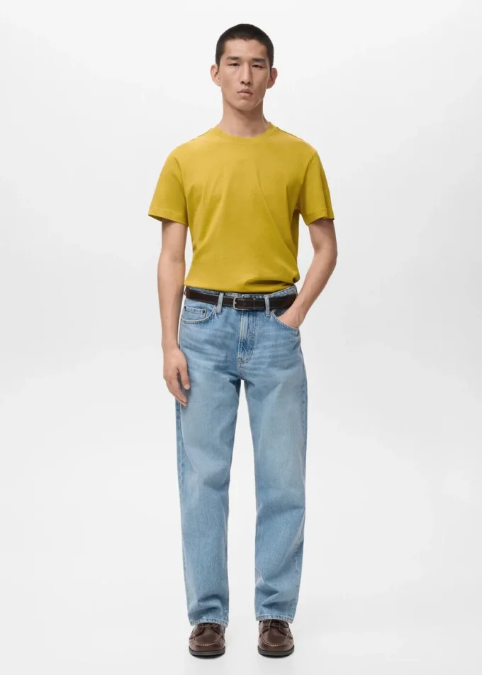 Koszulka z krótkim rękawem o dopasowanym kroju Koszulka z krótkim rękawem o dopasowanym kroju