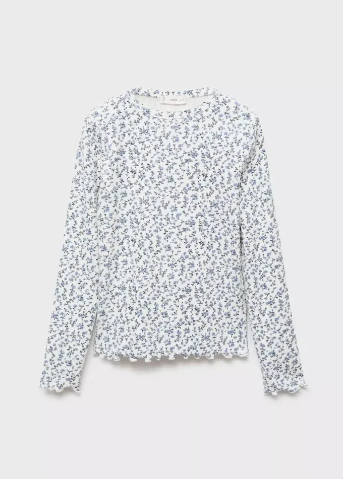 Koszulka z kwiatowym nadrukiem Koszulka z kwiatowym nadrukiem