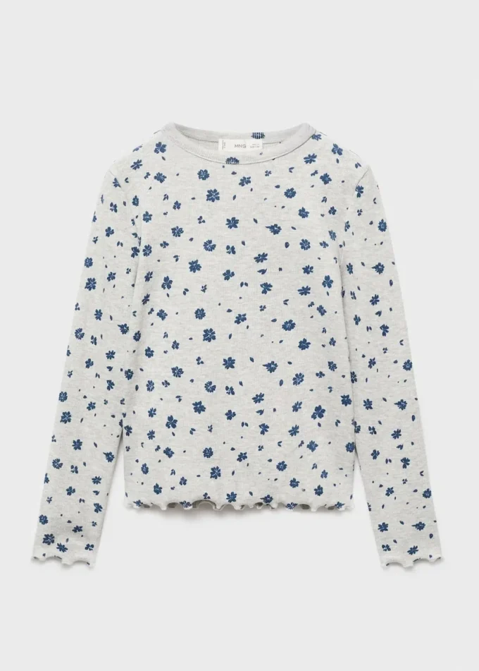 Koszulka z kwiatowym nadrukiem Koszulka z kwiatowym nadrukiem