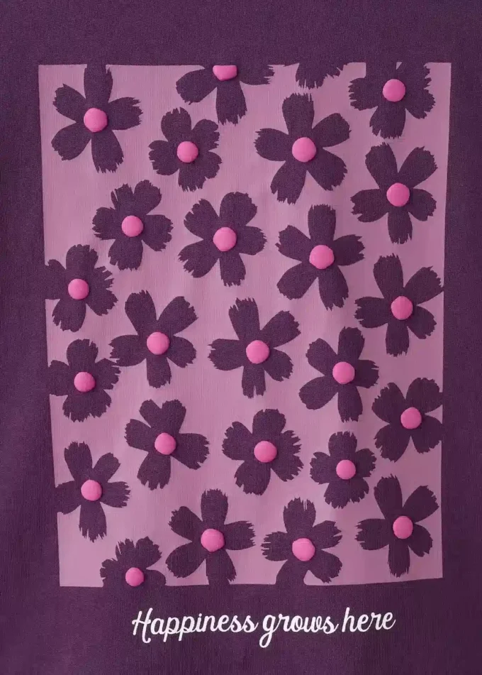 Koszulka z kwiatowym nadrukiem Koszulka z kwiatowym nadrukiem