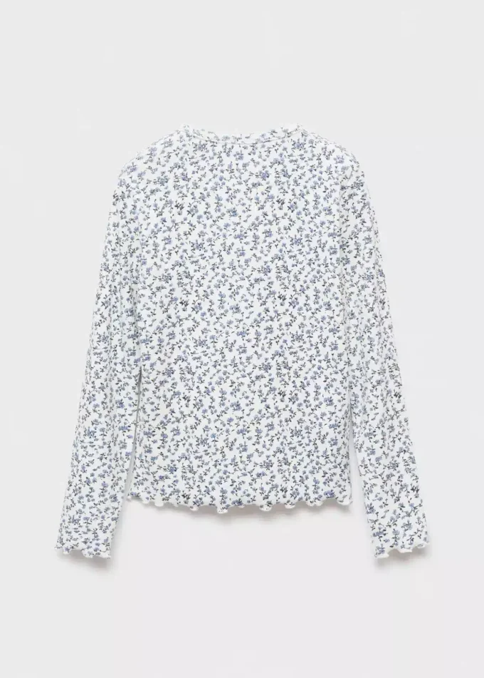 Koszulka z kwiatowym nadrukiem Koszulka z kwiatowym nadrukiem