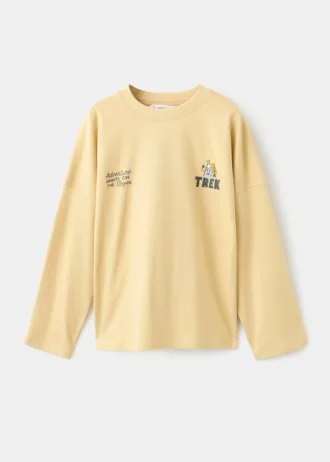 Koszulka z mieszanki bawełny z nadrukiem