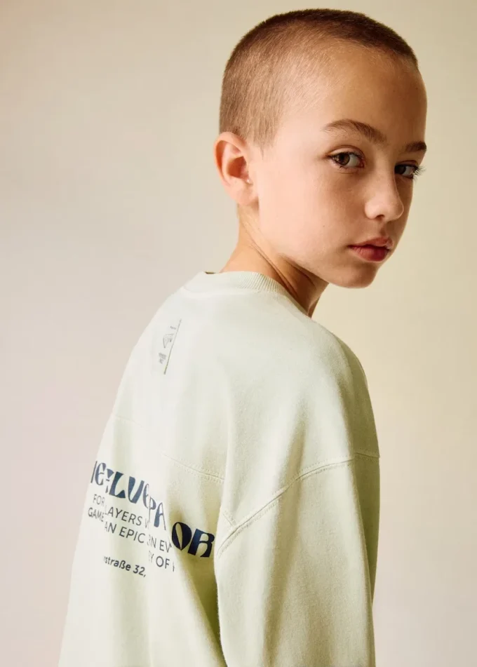 Koszulka z mieszanki bawełny z nadrukiem Koszulka z mieszanki bawełny z nadrukiem