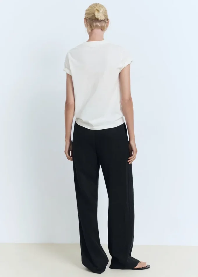 Koszulka z mieszanki bawełny z nadrukiem Koszulka z mieszanki bawełny z nadrukiem