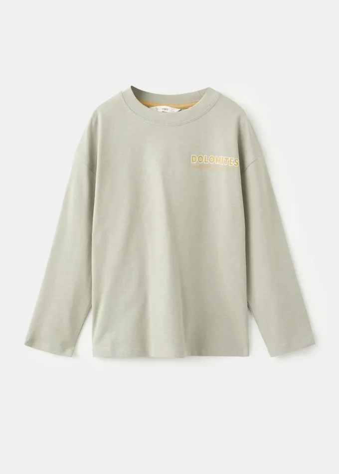 Koszulka z mieszanki bawełny z nadrukiem Koszulka z mieszanki bawełny z nadrukiem