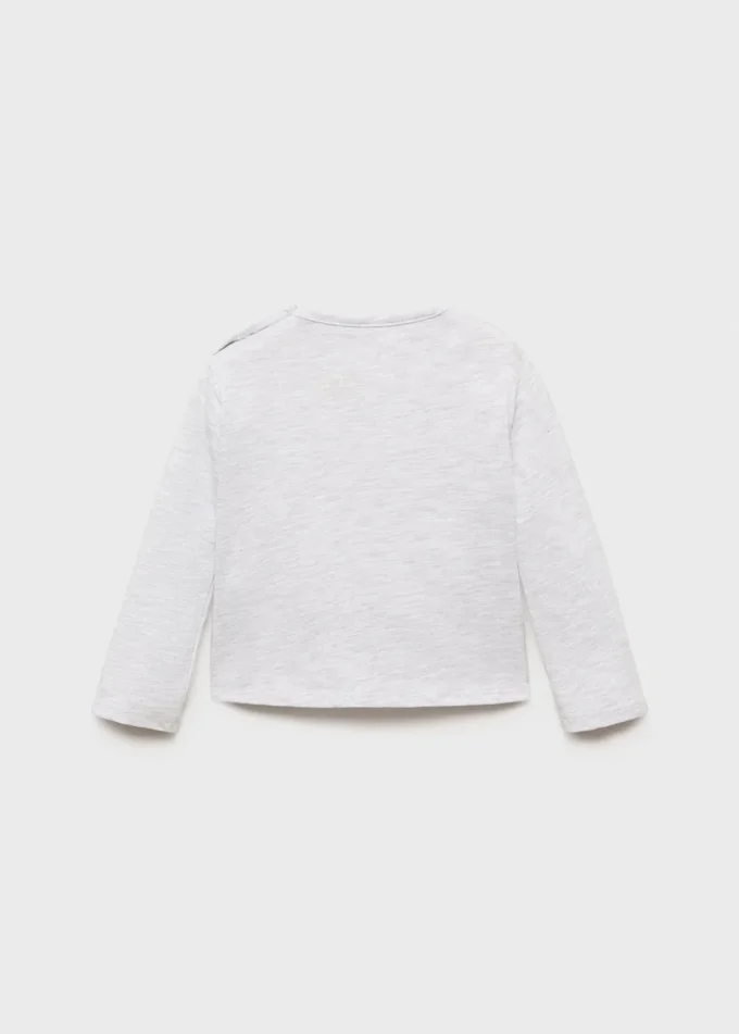 Koszulka z mieszanki bawełny z nadrukiem Koszulka z mieszanki bawełny z nadrukiem