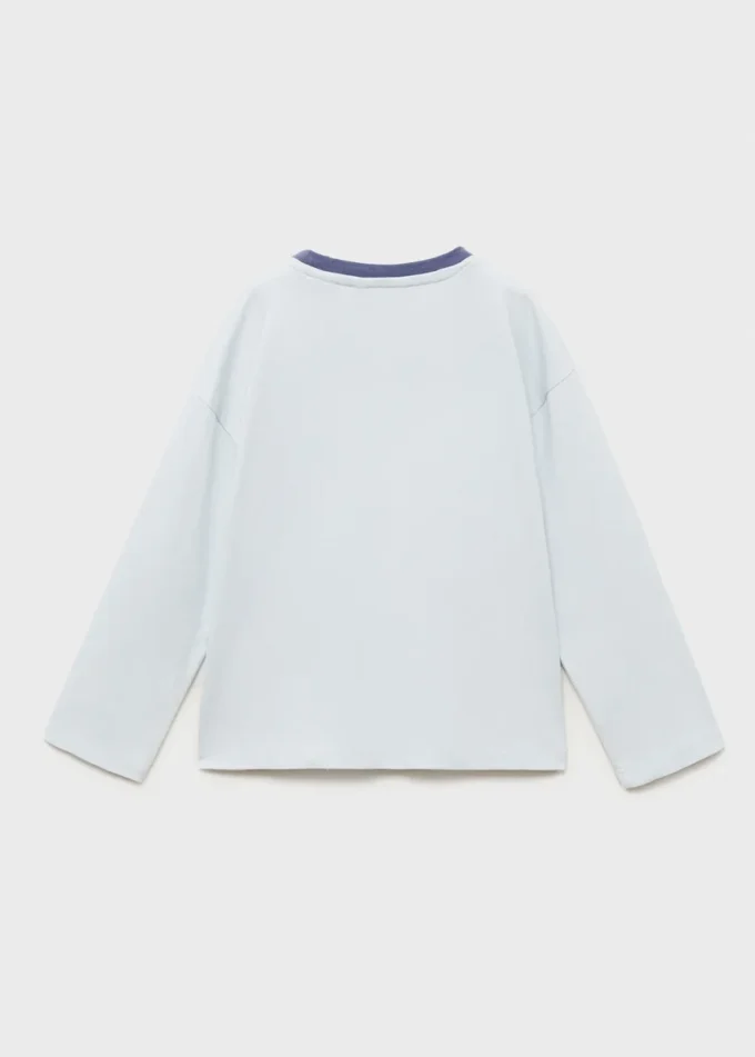 Koszulka z mieszanki bawełny z nadrukiem Koszulka z mieszanki bawełny z nadrukiem