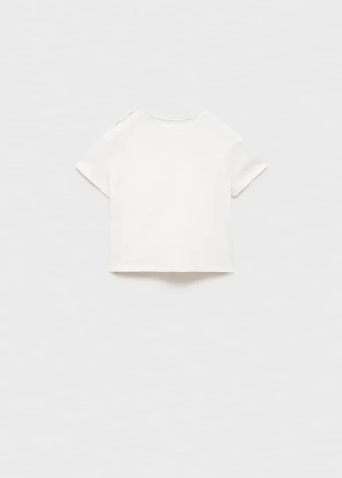 Koszulka z mieszanki bawełny z nadrukiem Koszulka z mieszanki bawełny z nadrukiem