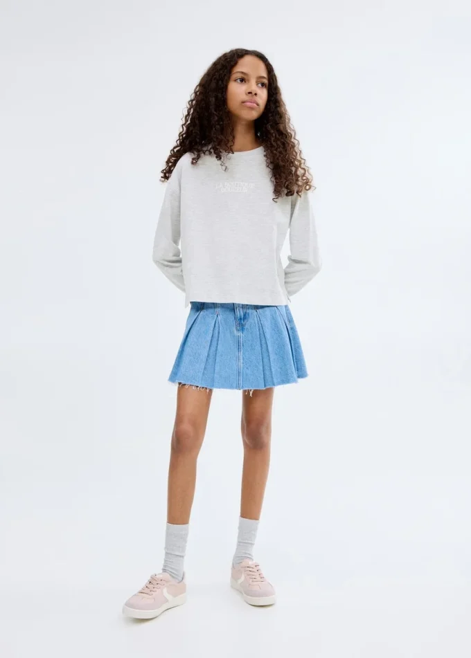 Koszulka z nadrukiem i długim rękawem Koszulka z nadrukiem i długim rękawem