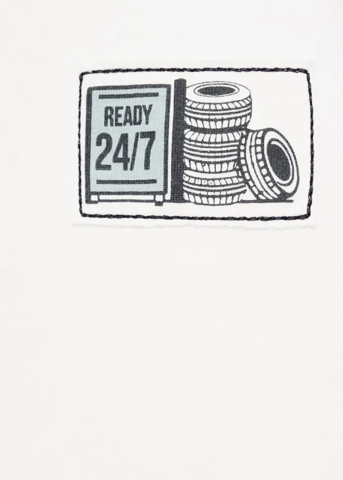 Koszulka z nadrukiem i długim rękawem Koszulka z nadrukiem i długim rękawem