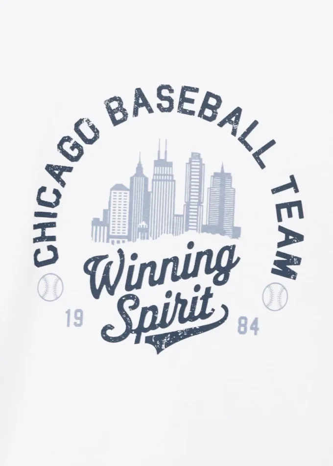 Koszulka z nadrukiem i długim rękawem Koszulka z nadrukiem i długim rękawem