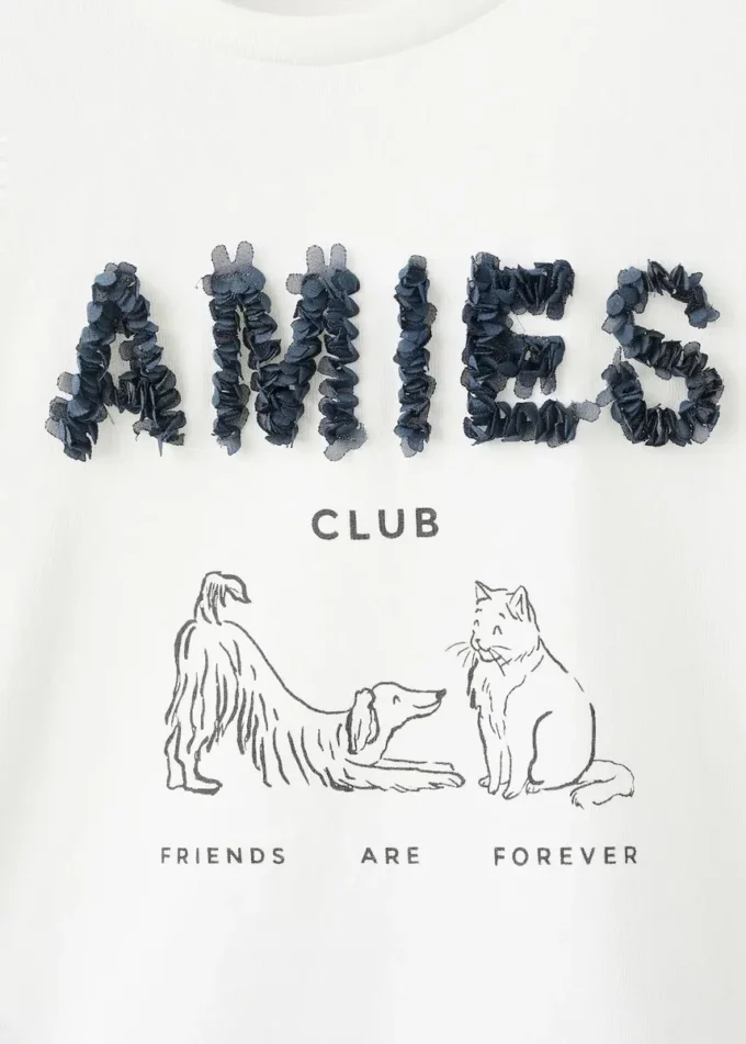 Koszulka z nadrukiem i długim rękawem Koszulka z nadrukiem i długim rękawem