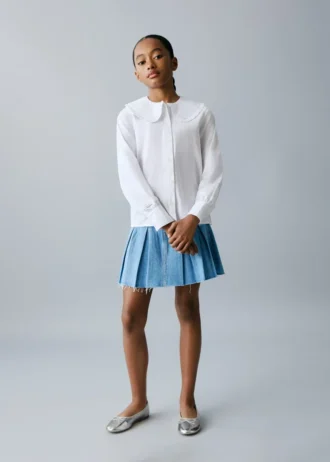 Koszulka z podwójnym kołnierzykiem