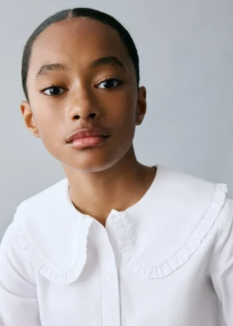 Koszulka z podwójnym kołnierzykiem