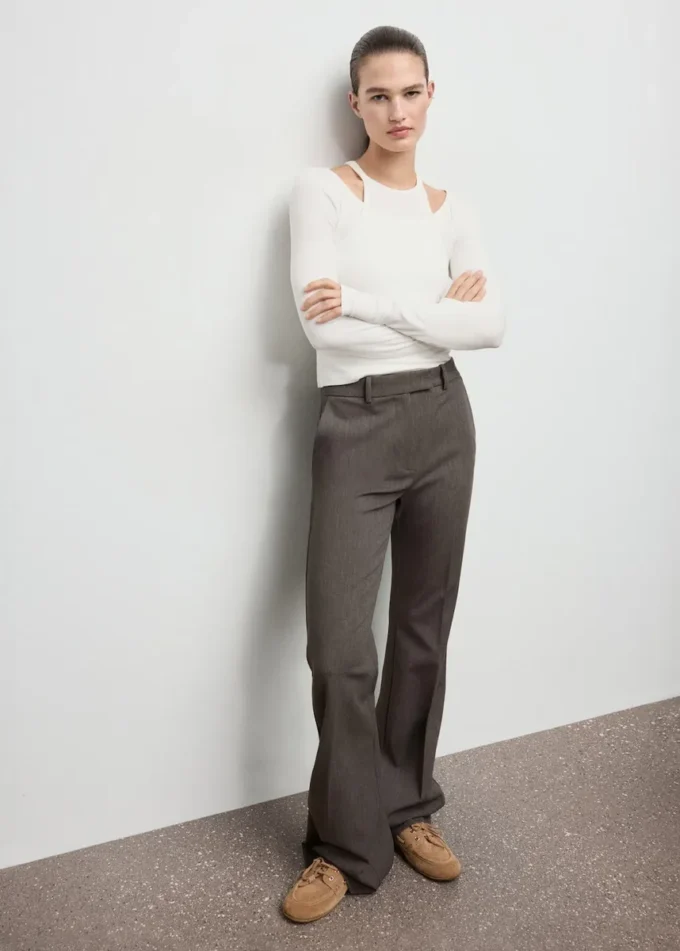 Koszulka z prążkowanej dzianiny Koszulka z prążkowanej dzianiny