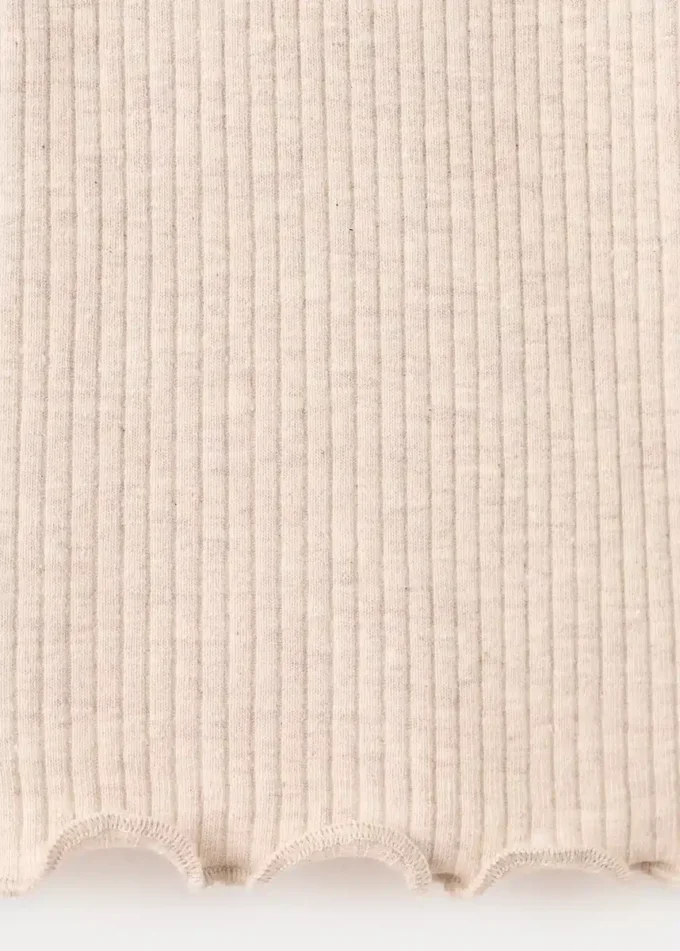 Koszulka z prążkowanym golfem Koszulka z prążkowanym golfem