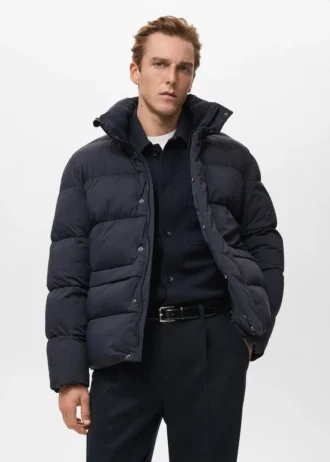 Krótka kurtka puchowa z powłoką hydrofobową Krótka kurtka puchowa z powłoką hydrofobową