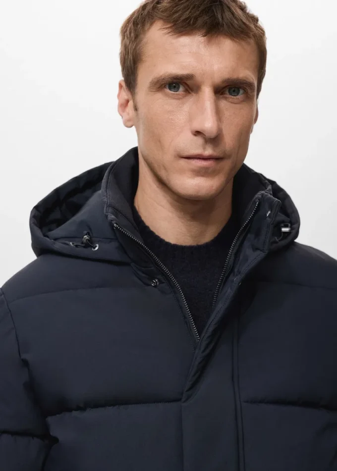 Krótka kurtka puchowa z powłoką hydrofobową Krótka kurtka puchowa z powłoką hydrofobową