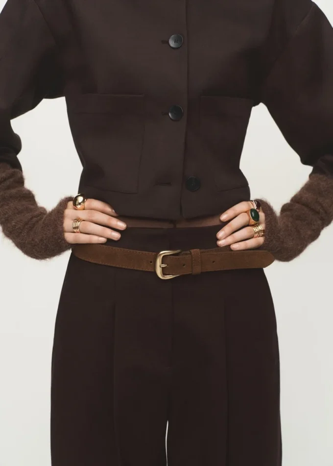 Krótka kurtka z kieszeniami Krótka kurtka z kieszeniami