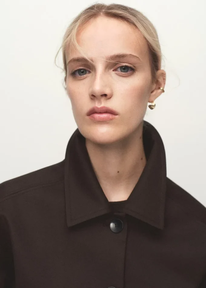 Krótka kurtka z kieszeniami Krótka kurtka z kieszeniami