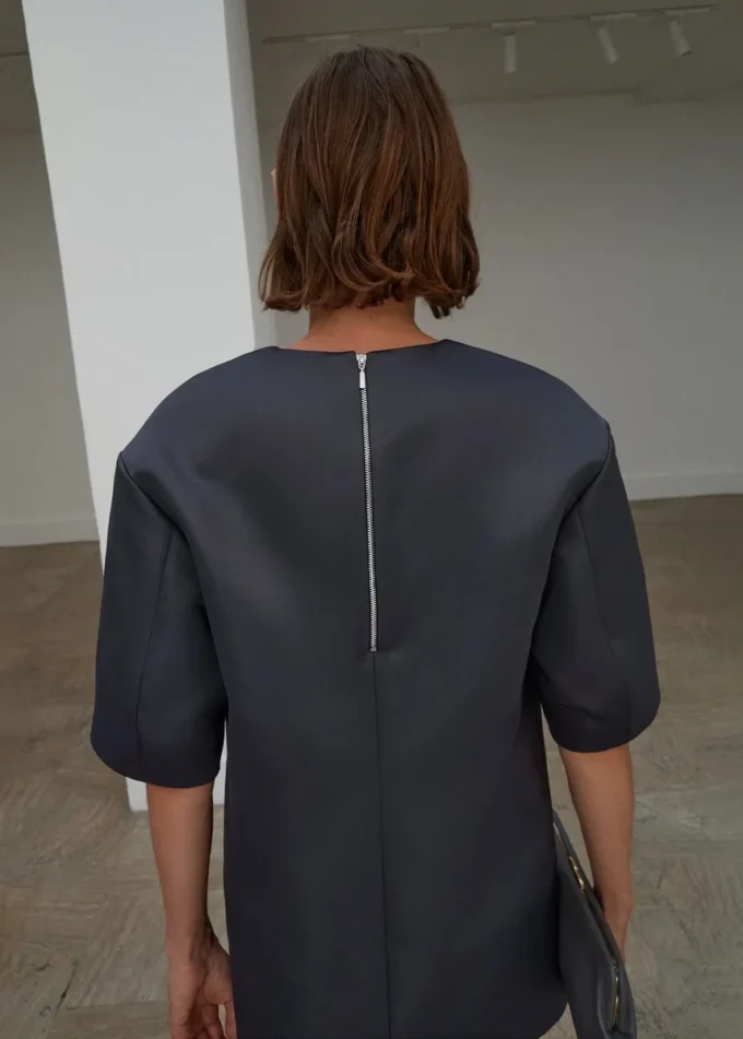 Krótka satynowa sukienka Krótka satynowa sukienka