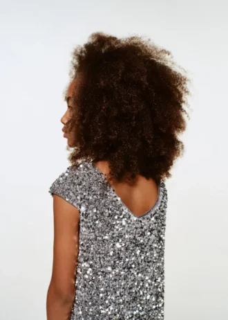 Krótka sukienka z cekinami