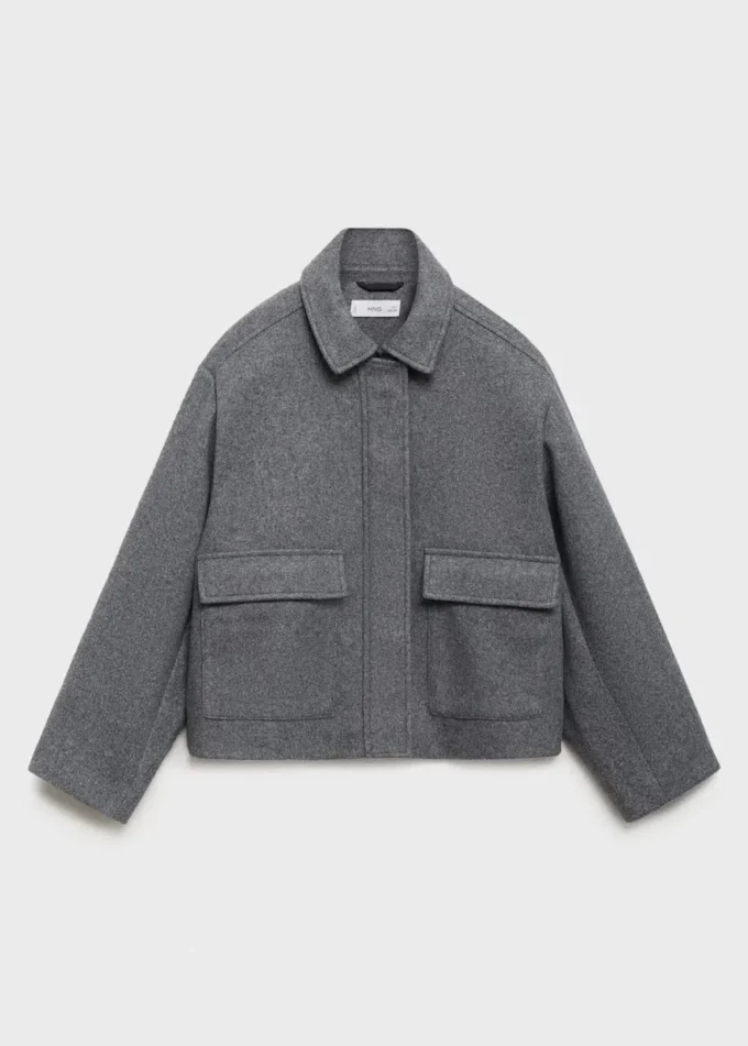 Krótki płaszcz z tkaniny Krótki płaszcz z tkaniny