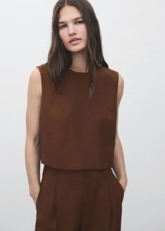 Krótki top zapinany na guziki Krótki top zapinany na guziki