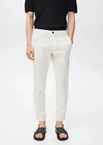 Krótkie spodnie chino Prato o zwężanych nogawkach