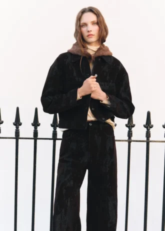 Kurtka dżinsowa Devoré