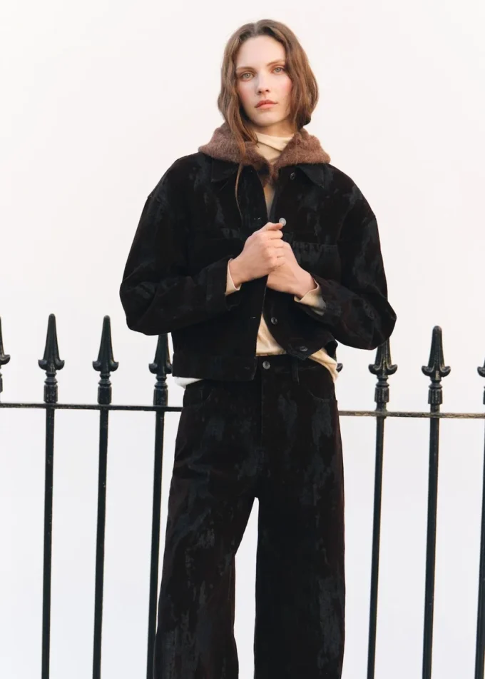 Kurtka dżinsowa Devoré Kurtka dżinsowa Devoré